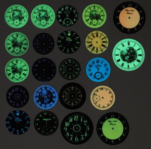 Világító, foszforeszkáló antik óra számlapok készítése, gyártása
